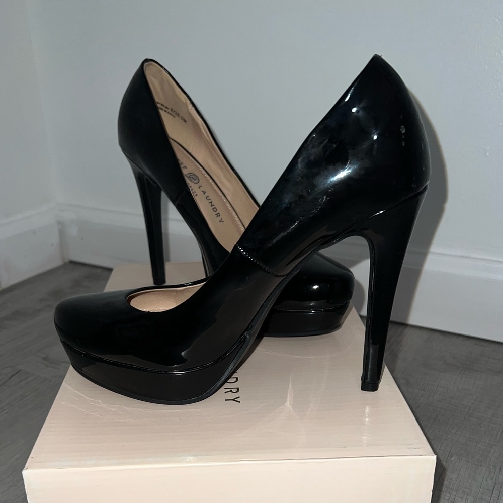 Black Stilettos size 8